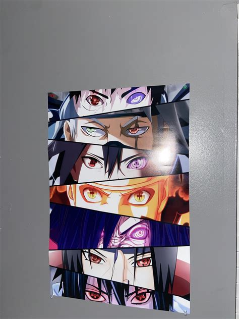 Anime Naruto Poster Classic Kraft Paper Poster Wall D