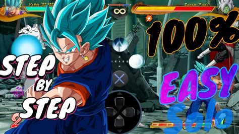 Vegito Combo Solo Tod On Screen Commands Easy Tutorial