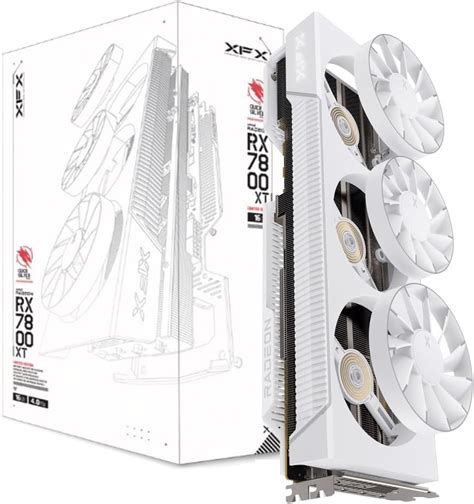 XFX Quicksilver AMD Radeon RX 7800 XT Magnetic Air Gaming Graphics Card