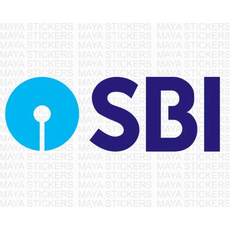 SBI logo stickers in custom sizes for all kinds of surface