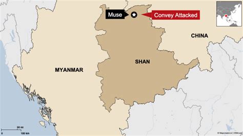 china myanmar ties  strained  truck convoy torched