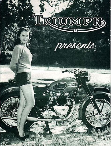 Triumph Ad 1958 Triumph Motorcycles Triumph Motorbikes Triumph 650