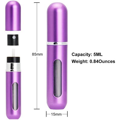 8ml Portable Mini Refillable Perfume Bottle With Spray Etsy