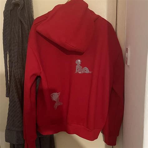 Named Collective Womens Red Hoodie Depop