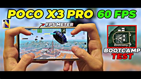 POCO X3 PRO BOOTCAMP TEST WITH FPS METER PUBG MOBİLE YouTube