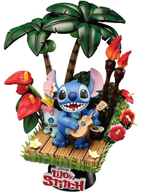 Disney Lilo Stitch D Select Stitch Exclusive 6 Diorama Statue Ds 004