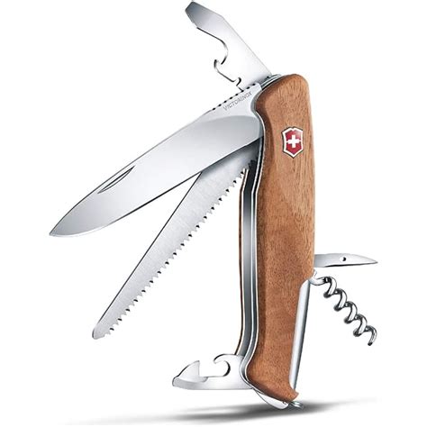 Victorinox Forester Wood Swiss Pocket Knife Advantageously Shopping At