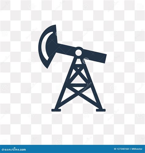 Petroleum Vector Icon Isolated On Transparent Background Petrol Stock