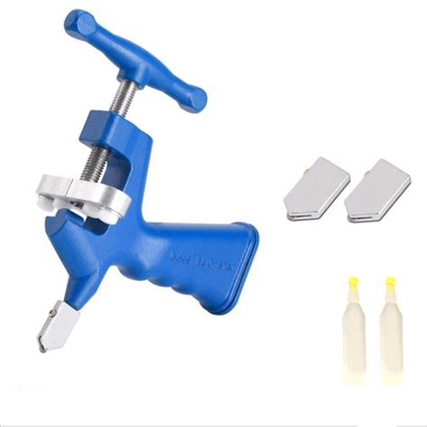 ♚2 In 1 Glass Ceramic Tile Cutter Tools With Knife Wheel Diamond Roller