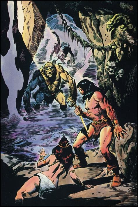 John Buscema Conan The Barbarian John Buscema Fantasy Art