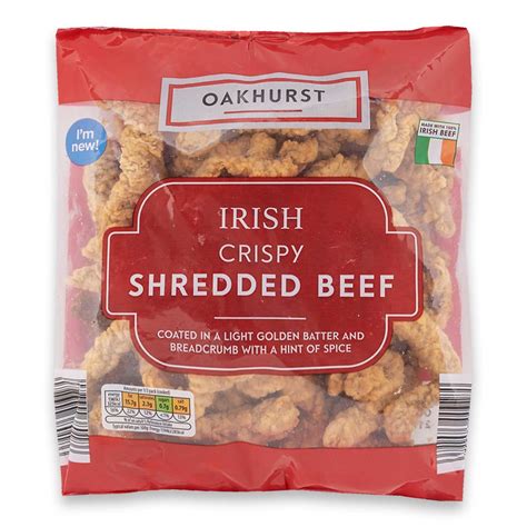 Irish Crispy Shredded Beef 380g Oakhurst ALDI IE