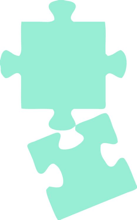 Aquagreenline 2 Puzzle Pieces Png Clipart Full Size Clipart