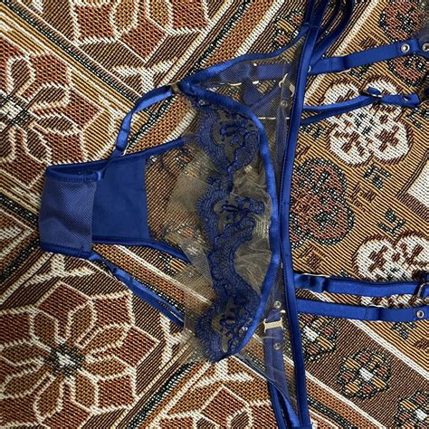 Honey Birdette Gabrielle Blue 3 Piece Set Perfect Depop