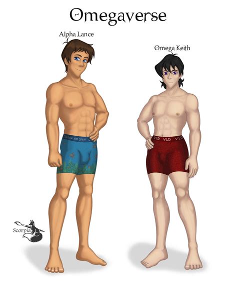 Omegaverse Alpha Lance And Omega Keith Colored By Elleboe On Deviantart