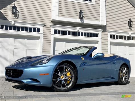 Azzurro California Light Blue 2013 Ferrari California 30 Exterior