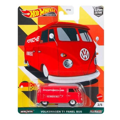 Promo Hot Wheels Volkswagen T Panel Bus Deutschland Design Merah Porsche Diskon Di Seller