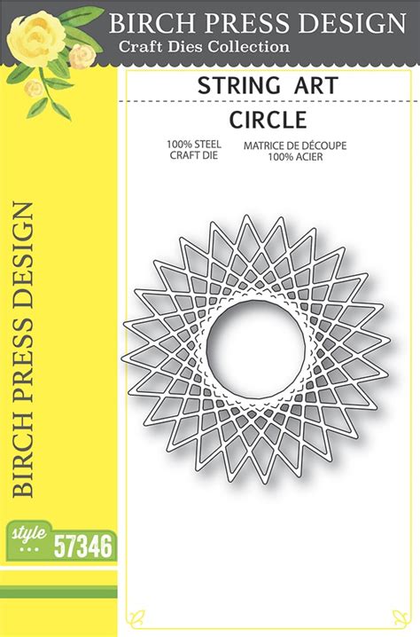 Birch Press Design Geometric 57346 String Art Circle