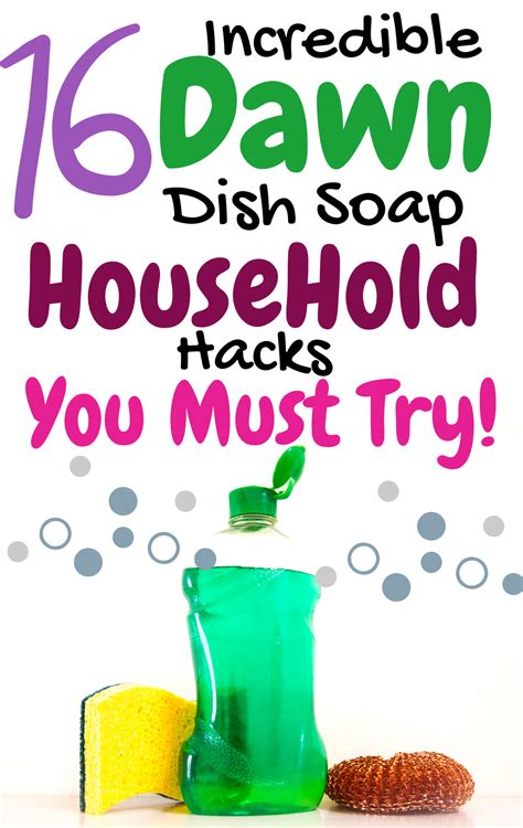 16 Easy Dawn Dish Soap House Cleaning Tips And Home Hacks For You To