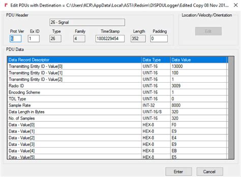 DIS PDU Analyzer | Redsim 2