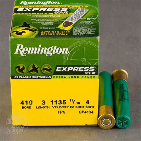 410 Gauge 4 Shot Ammo For Sale By Remington 25 Rounds