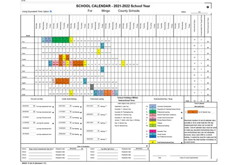 Mingo County Schools / Calendar