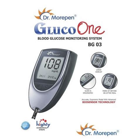 Buy BG 03 Dr Morepen Gluco One Blood Glucose Monitoring System Get