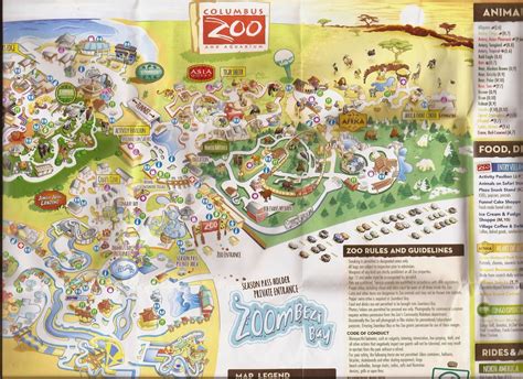 Printable Columbus Zoo Map | Ruby Printable Map