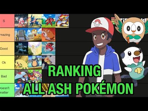 Ranking All of Ashs Pokémon from Worst to Best YouTube