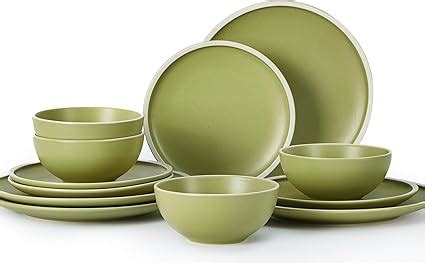 Amazon Pokini Ceramic Dinnerware Sets For 4 Speckled Stoneware