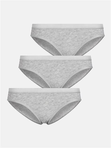 VATTER Bikini Slip Steady Suzie Grey Melange 3 Pack Vatter Fashion GmbH