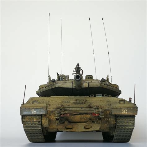 Main Battle Tank IDF Merkava Mk.iv With Trophy. Military Model Series 1 ...