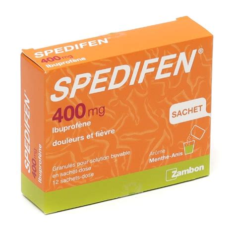 Spedifen 400 Mg En Granulés Sachets Ibuprofène Douleurs Et Fièvre