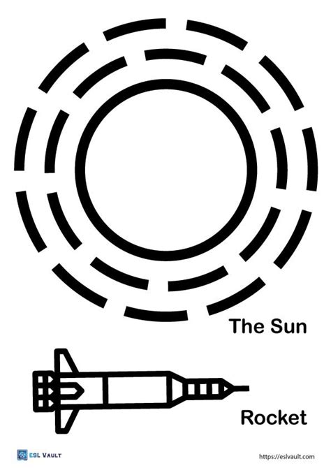 Free Printable Solar System Mobile Kit Esl Vault