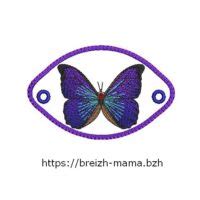 Motif Broderie Barrette Ith Papillon Breizh Mama