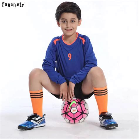 2022 Children Sets football uniforms boys and girls sports kids youth ...