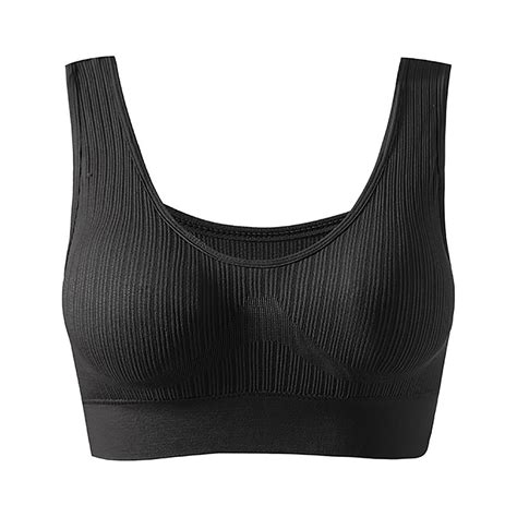 Amidoa Womens Bralette Push Up Wire Free Sport Bra Womens Bras On Clearance Xxl