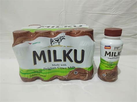 Susu Uht Murah Milku Rasa Coklat Premium Kemasan Botol X Ml