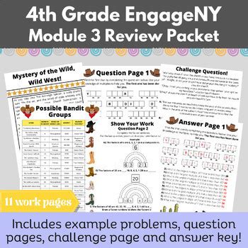 Grade 4 Module 3 Eureka EngageNY Compatible Multiplication