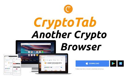 Cryptotab A Bitcoin Mining Browser Youtube