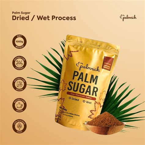 Jual Palmrich Gula Aren Semut Bubuk Organik Kualitas Super Palm Sugar