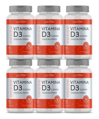 Combo Vitamina D Colecalciferol Ui Caps Lauton