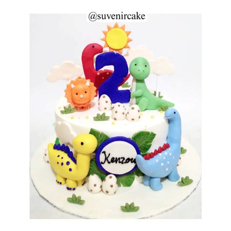 Jual Cake Dinosaurus Dinosaurus Cake Kue Ulang Tahun Dinosaurus Custom