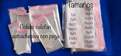 Bolsas De Celof N Autoadhesiva Con Pega X Mercadolibre