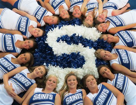 Varsity Cheer Squad Go Saints Cheer Pictures Varsity Cheer Cheer