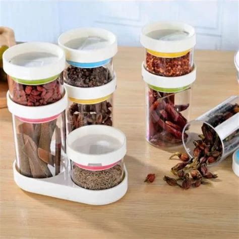 Multipurpose Plastic Transparent Storage Containers Masala Box