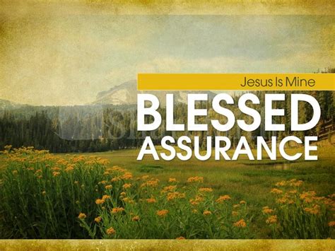 Connecting With God Blessed Assurance” 2 Peter 1 The Wandering