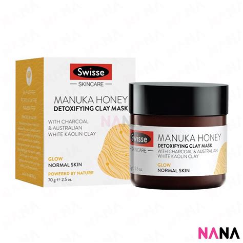 Swisse Manuka Honey Detoxifying Facial Mask With Charcoal And Kaolin Clay