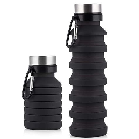 Wheezy Bag Bottle Bottles Bpa Collapsible Drinking Foldable Free Gym