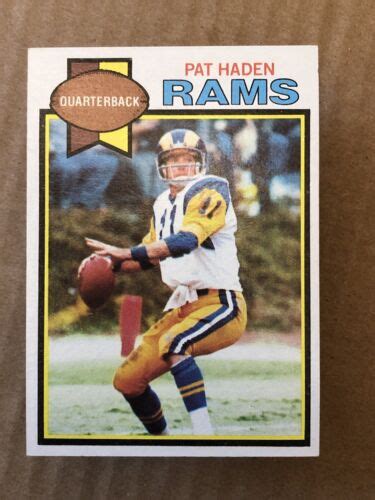 Topps Pat Haden Los Angeles Rams Football Card Ebay