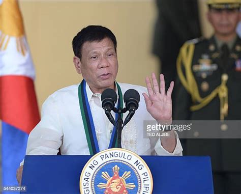 Rodrigo Duterte Sworn In As President Of The Philippines Stock Fotos